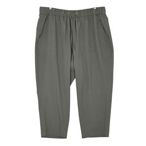 Old Navy Active Women's Olive Green Stretch Tech Crop Pants XL